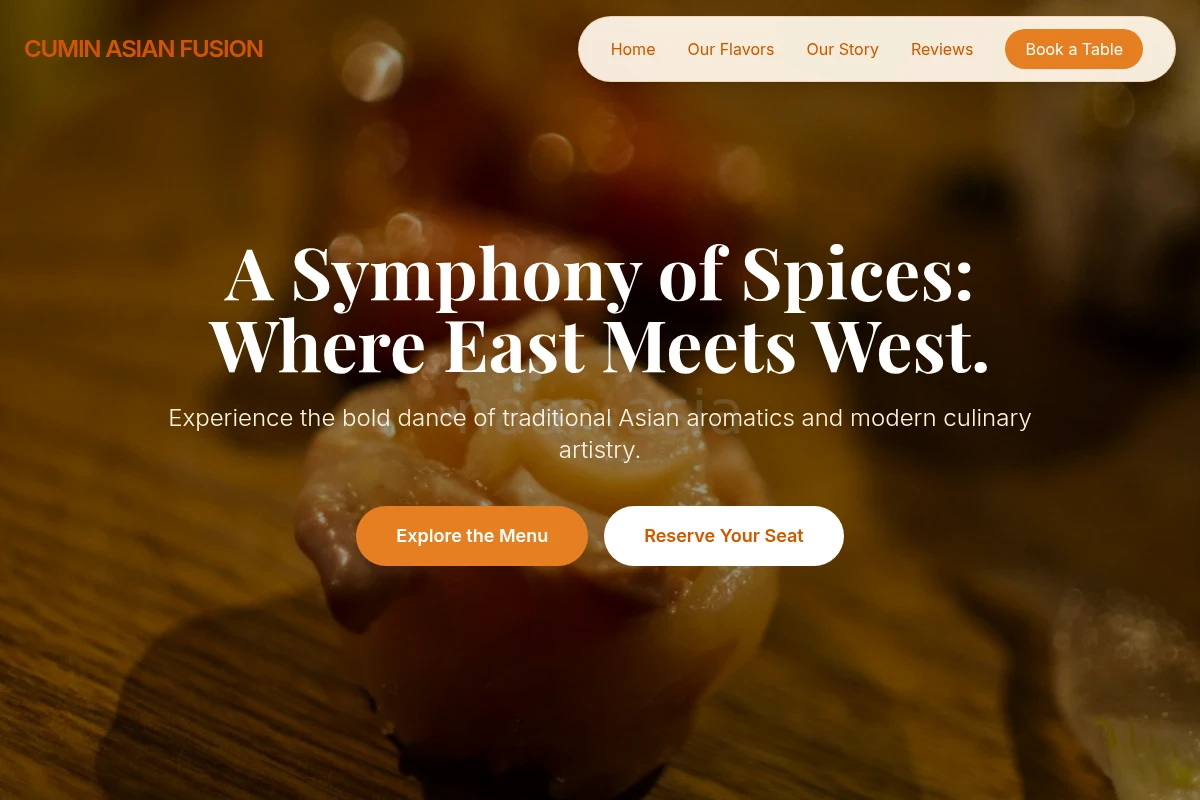Cumin Asian Fusion Food