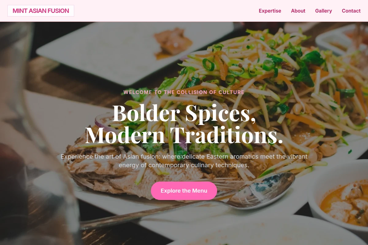 Mint Asian Fusion Food