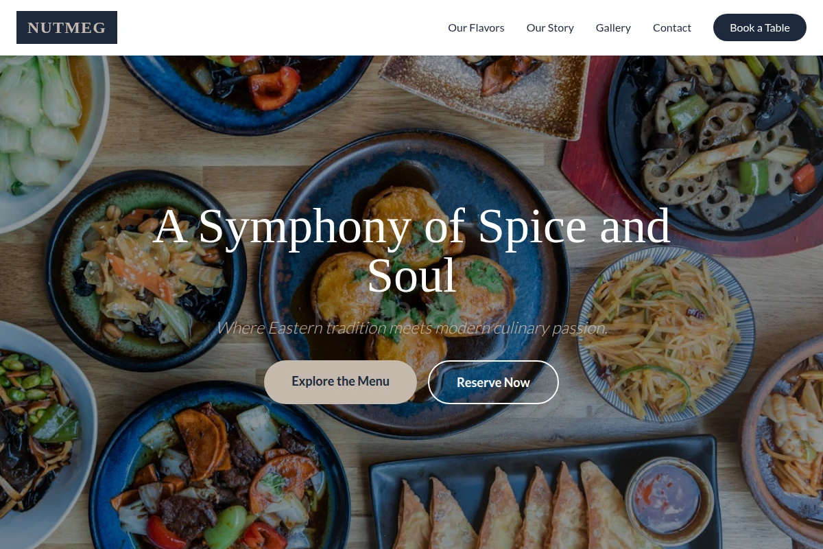 Nutmeg Asian Fusion Food