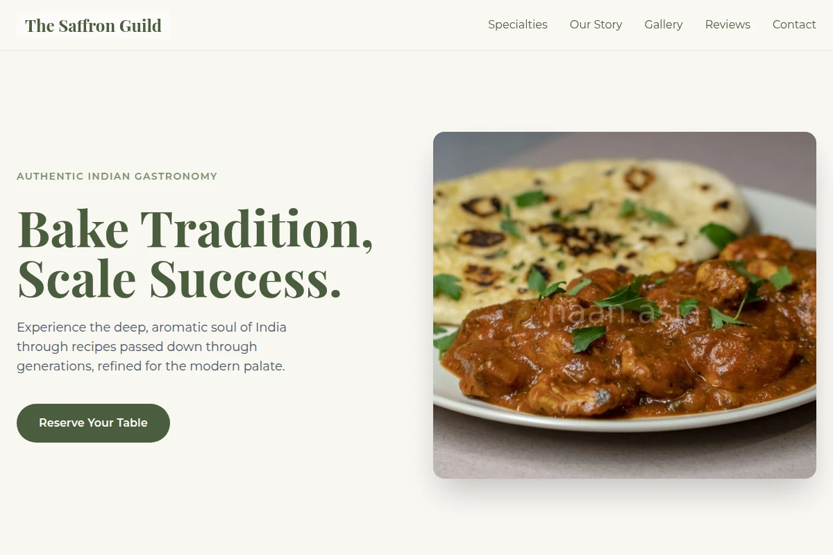 Ginger Indian Food