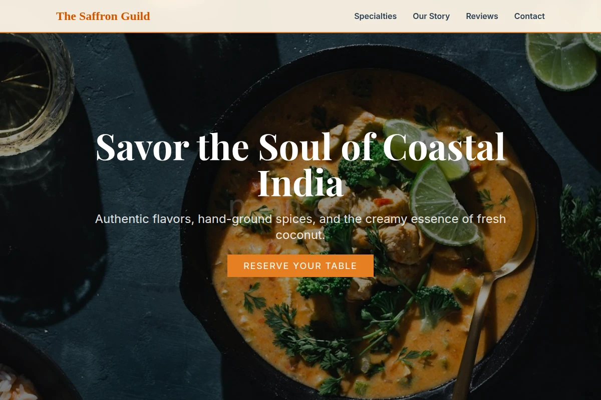Coconut Indian Food